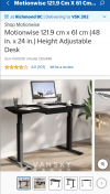 Motorized Desk $100